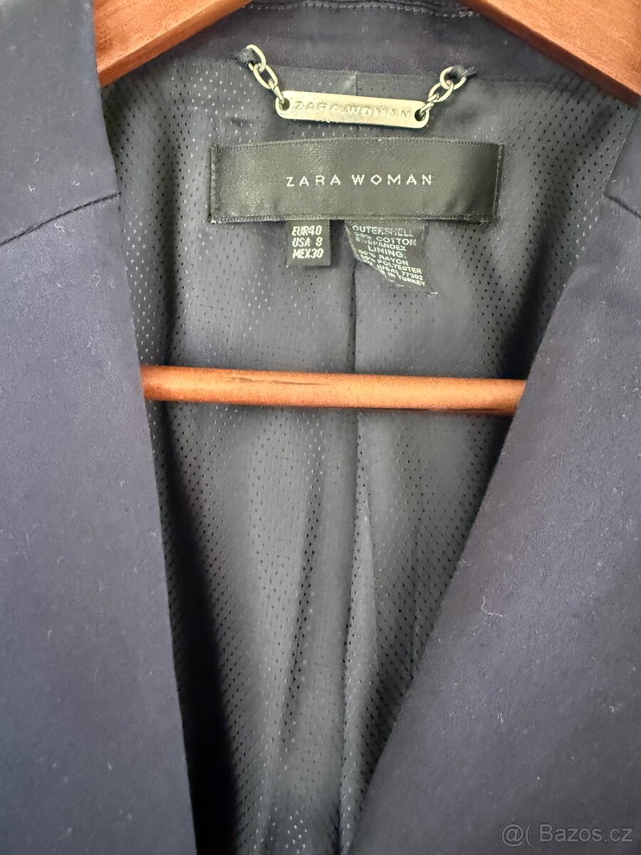 Tmave modre sako Zara vel. 40 - 2
