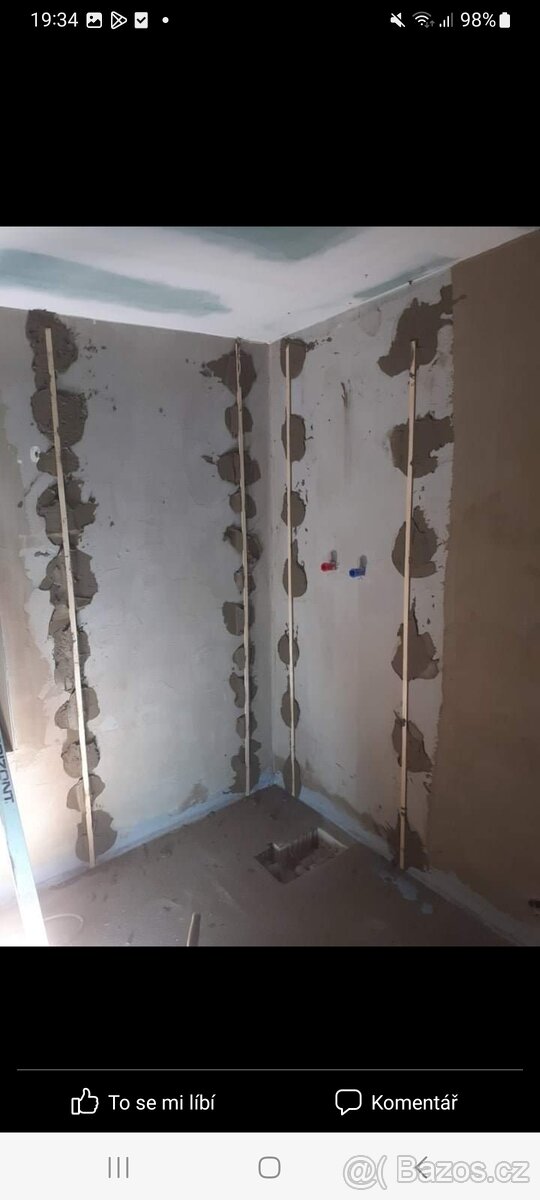 Zednické a omítkářské práce - 2