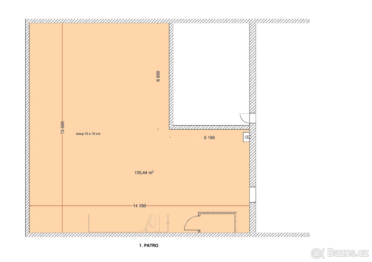 Pronájem prostoru pro dílnu / sklad 362 m2 - 2