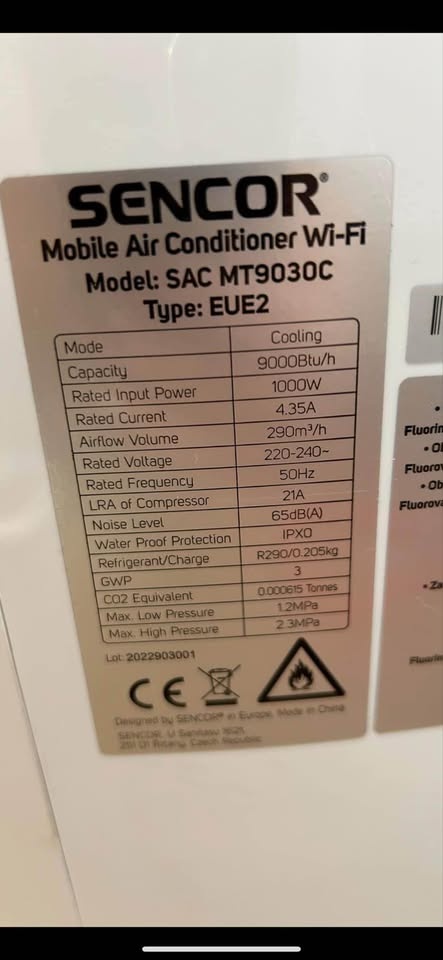 Klimatizace Sencor SAC MT9030C - 2