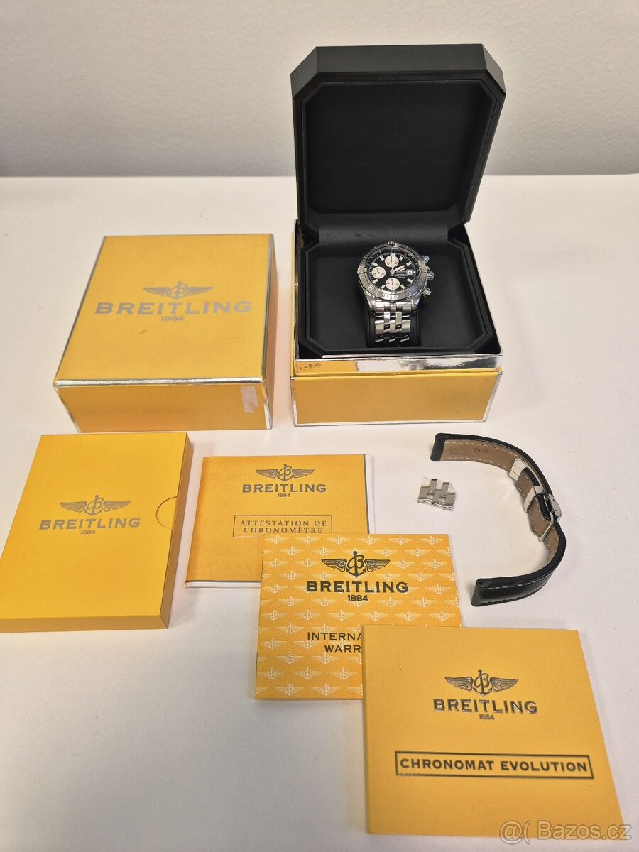 Breitling Chronomat Evolution, full set, po servisu
- 2