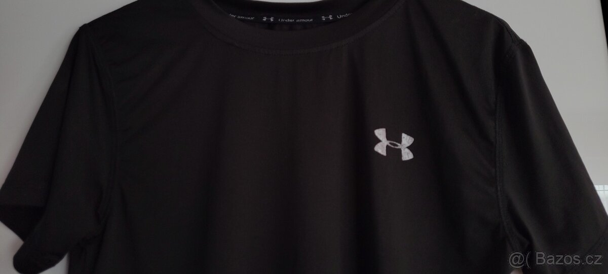 Dětské/damské černé triko Under Armour S-M - 2