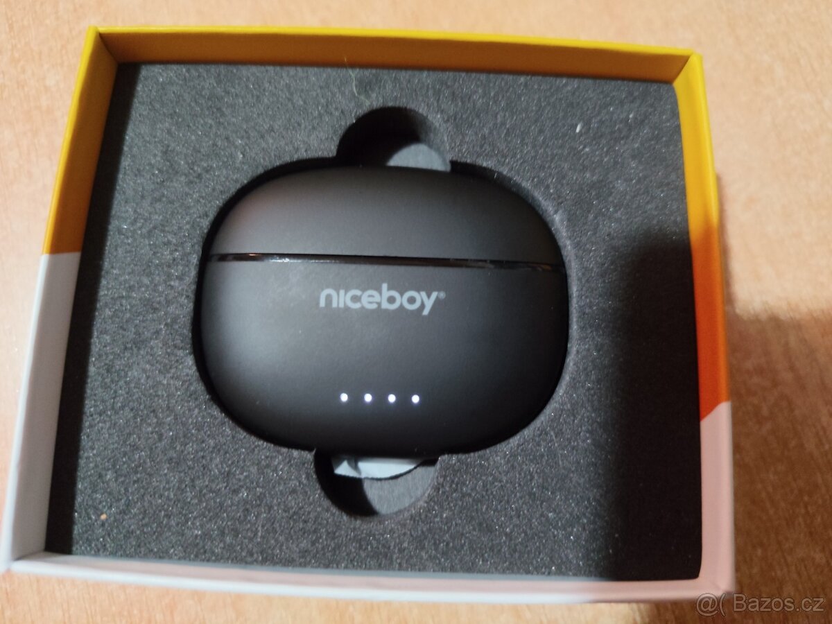 Sluchátka Niceboy HIVE Pins ANC 3 černá barva - 2