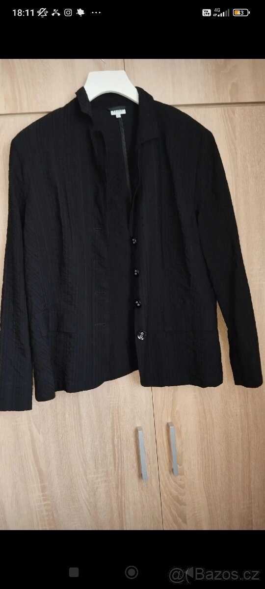 Černé vintage sako - 2
