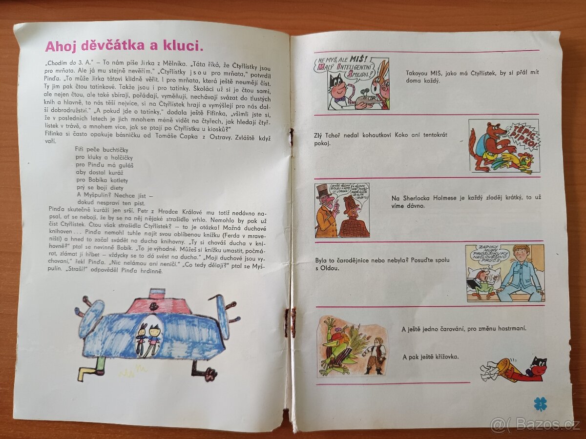časopis Čtyřlístek č. 138 z roku 1986 - 2