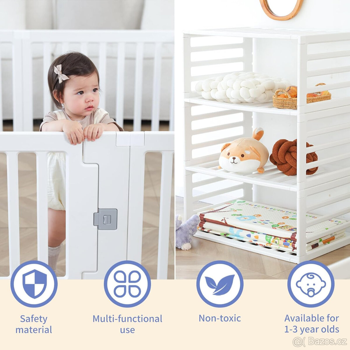 Nová dětská multifunkční ohrádka Maualiyal - 2