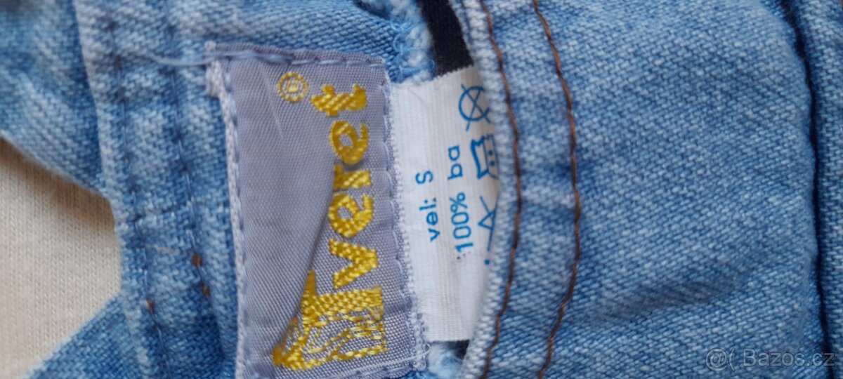 Těhotenské džíny s laclem - 2