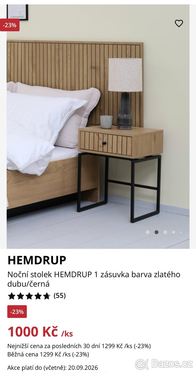 Noční stolek Jysk HEMDRUP - 2