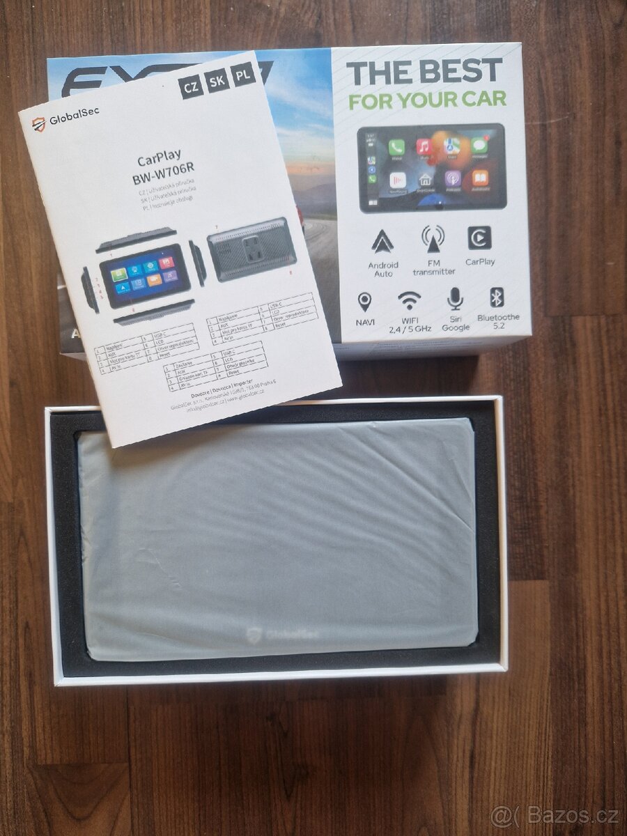 Monitor do auta Symfony W706 - Carplay Android Auto - 2