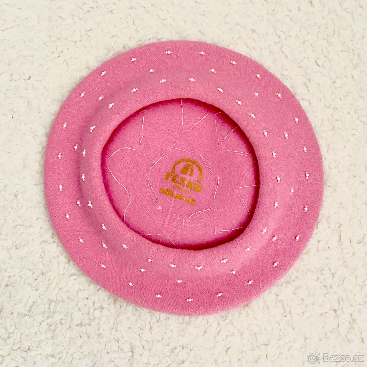 Dámský vlněný baret čepice vel. 56-57 - 2