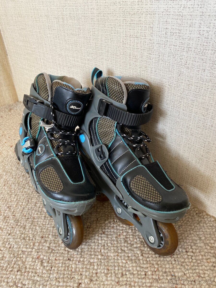Xtrail kolečkové (inline) brusle - vel. 40-41 - 2