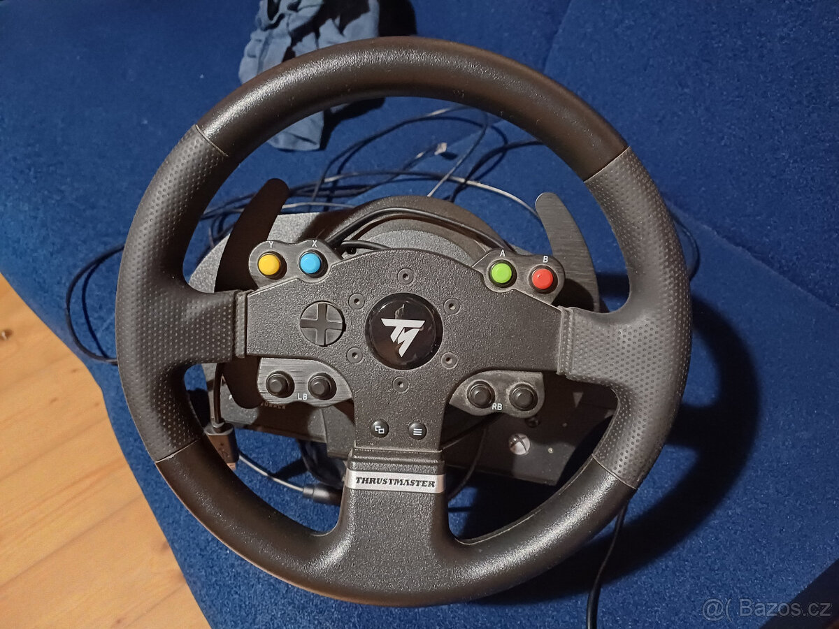 Thrustmaster TMX + T3PA + Loadcell MOD + zarážky židle - 2