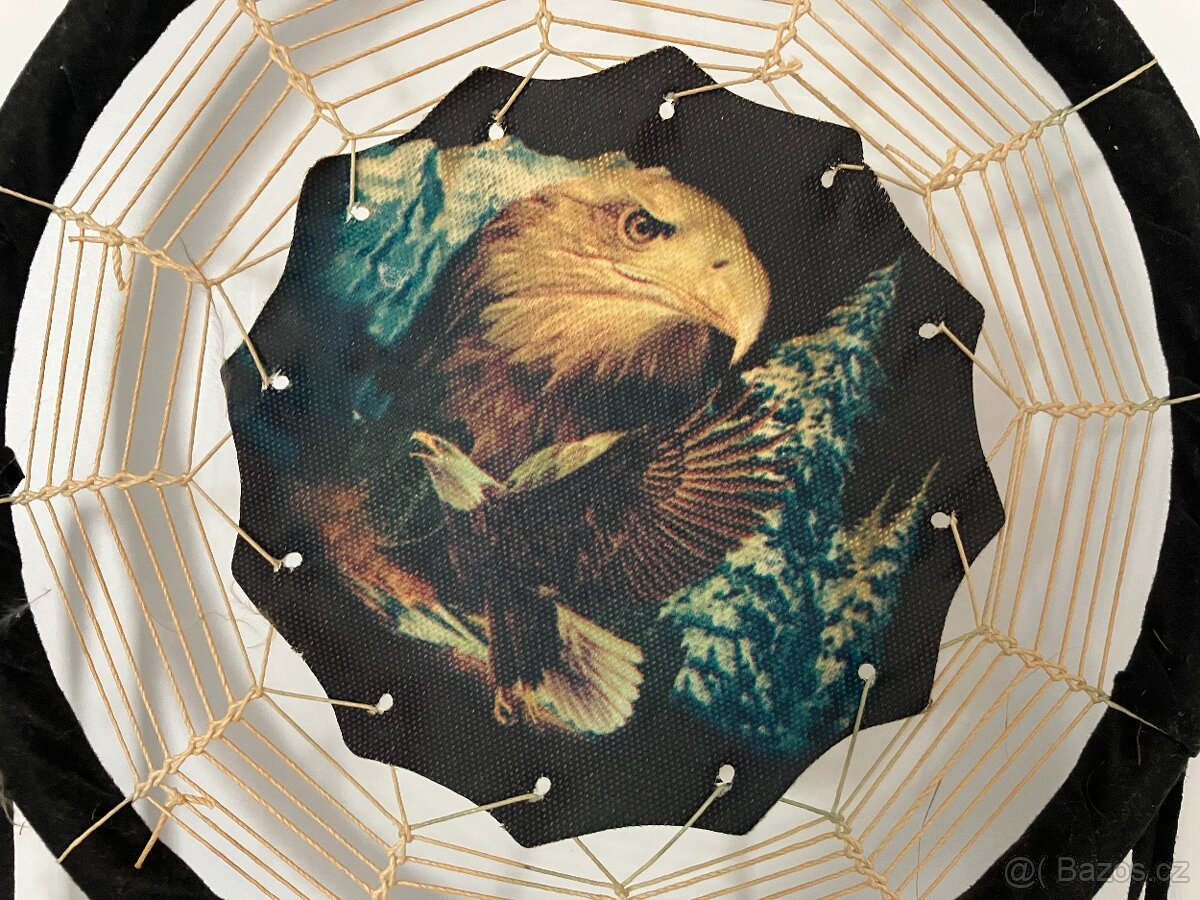 Lapač snů - orel, průměr 22 cm - 2