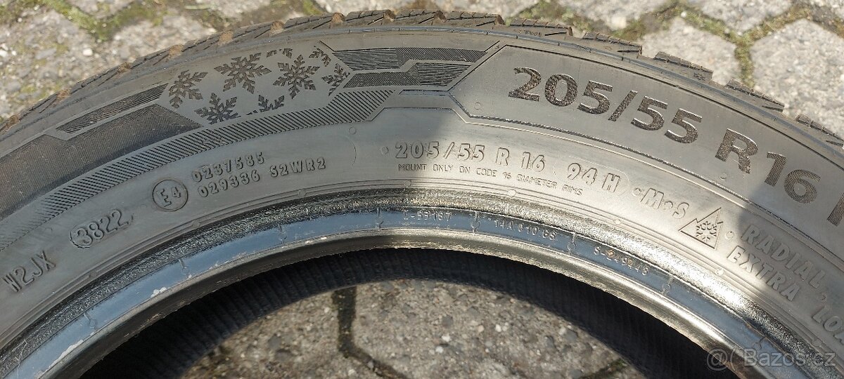 Zimní pneu 205/55R16 XL Barum (17) - 2