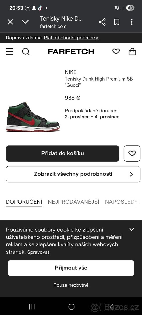 Nike SB Dunk High "RESN" (Gucci) 2009 - Vel. 45 - 2