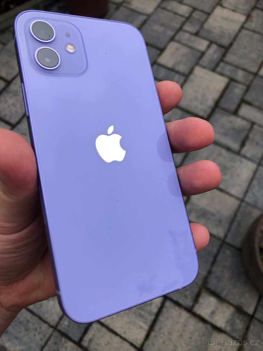 iPhone 12 128Gb v hezkém stavu, fialový...TOP - 2