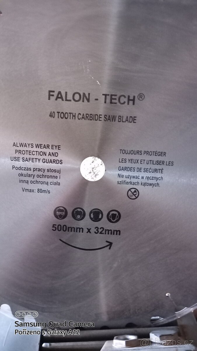 Prodám diamantový kotouč průměr 50 cm - 2