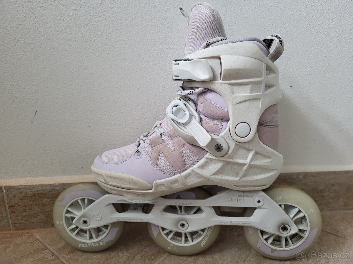 Prodám inline brusle Powerslide Argon Berry 110 Trinity (37) - 2
