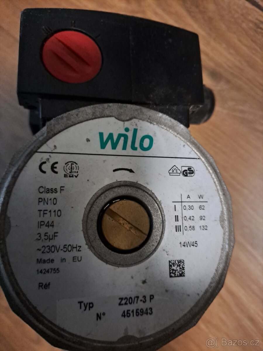 Bronzové oběhové čerpadlo wilo - 2