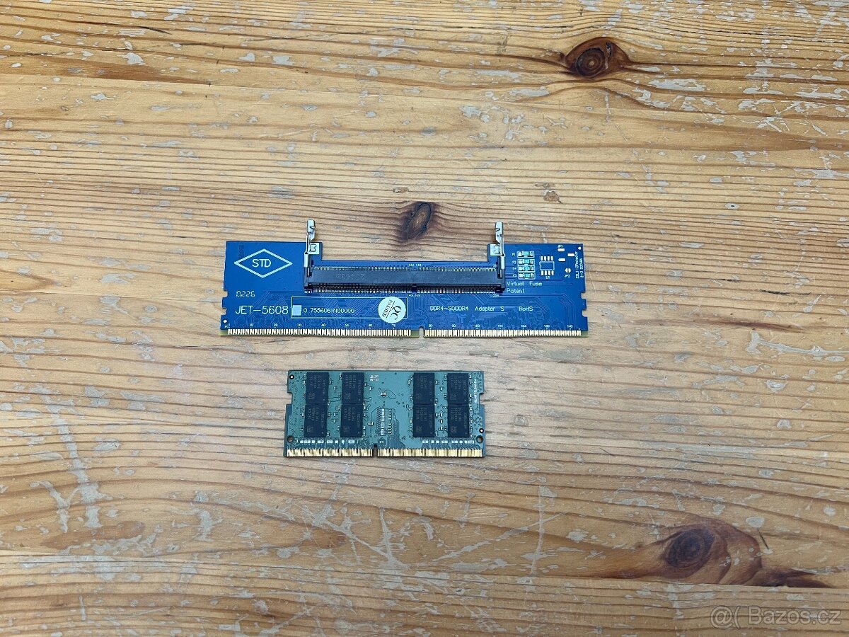 DDR4 16GB 2666MHz CL17 SO-DIMM +Adaptér do PC - 2