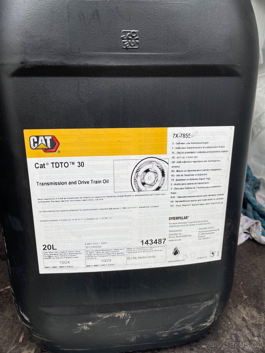 Olej motorový+převodový Caterpillar - 2