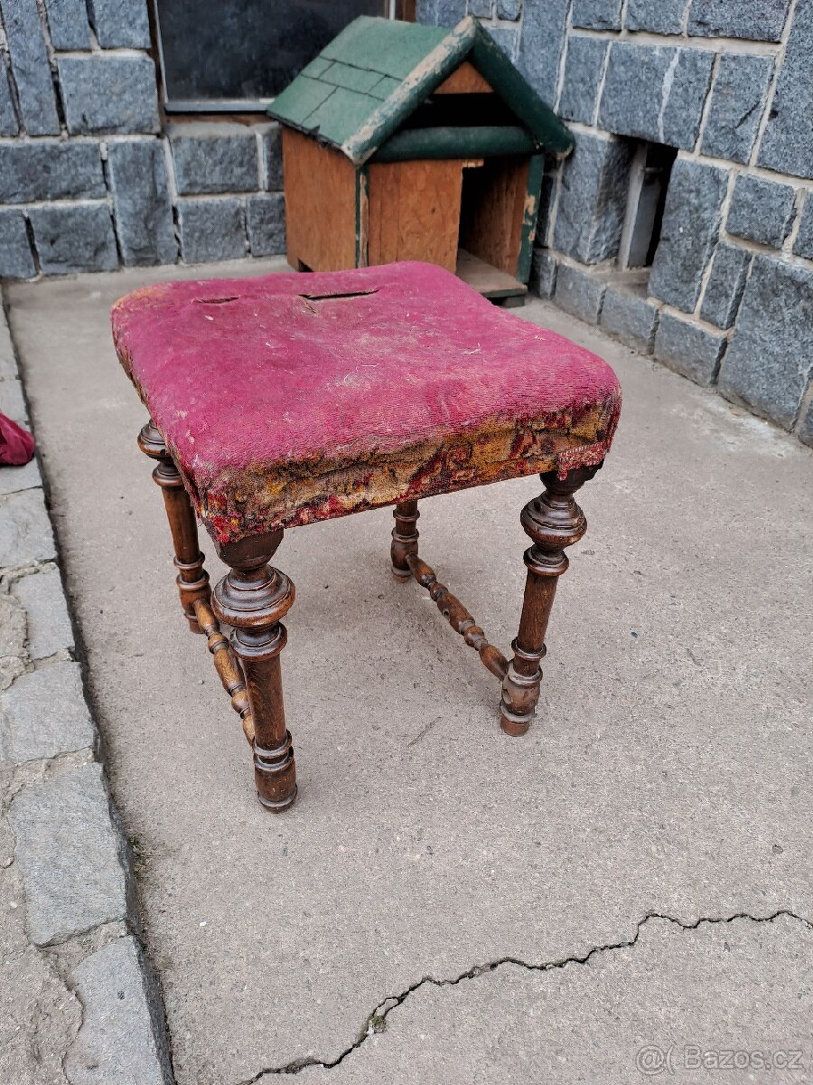 Židlička, štokrle retro - 2