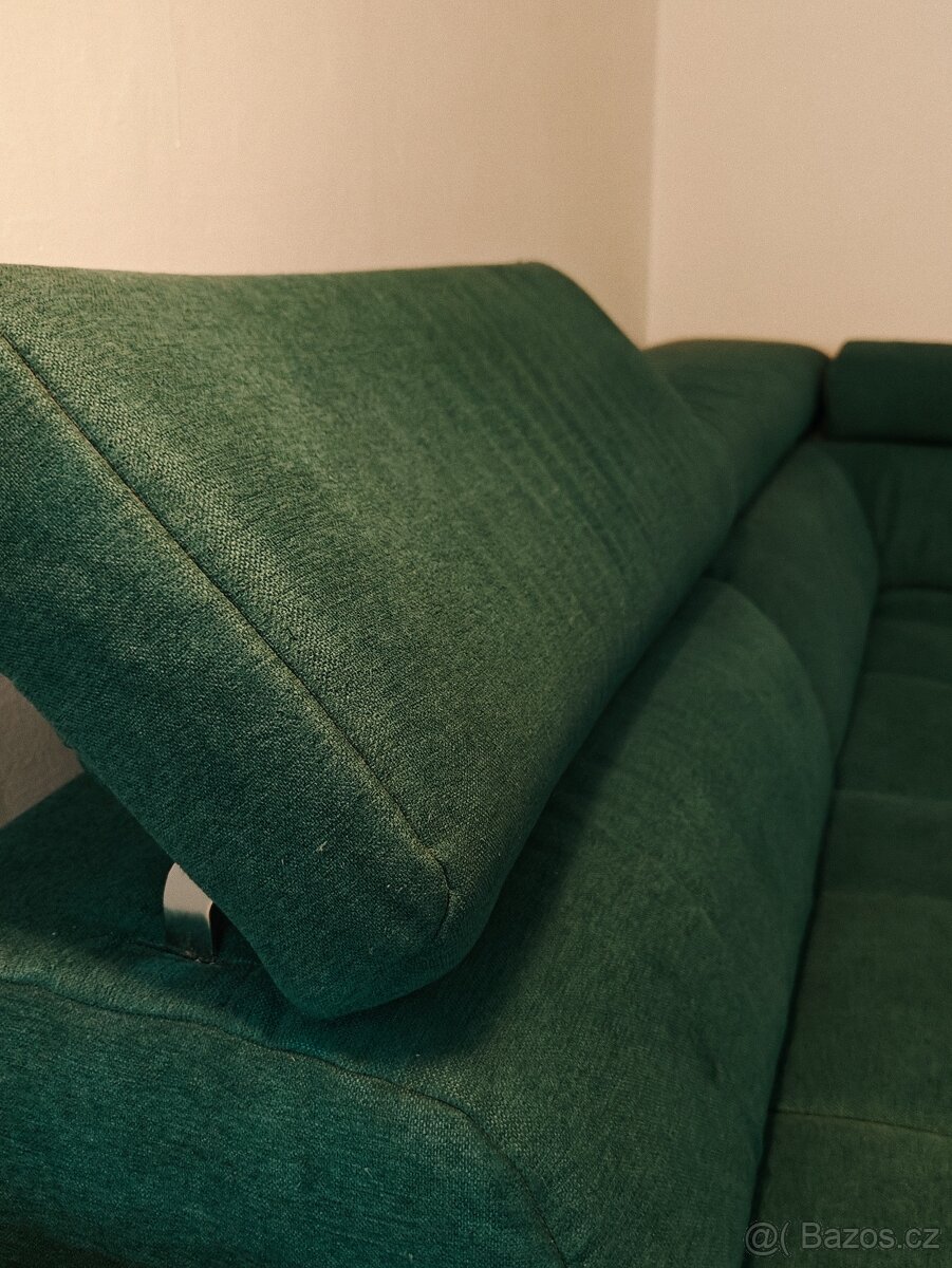 NA PRODEJ: Moderní rohová pohovka v tyrkysové barvě – ve výb - 2