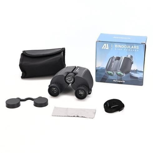 Dalekohled Aurosports 10x25 kompaktní černý - 2