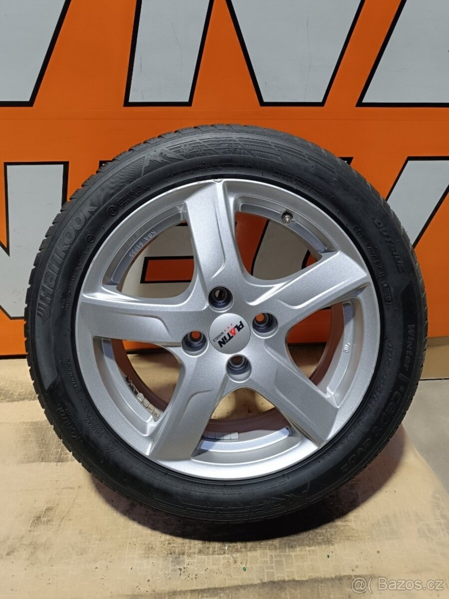 Alu kola Platin 4x108 ET20 + zimní pneu 195/55 R16 - 2
