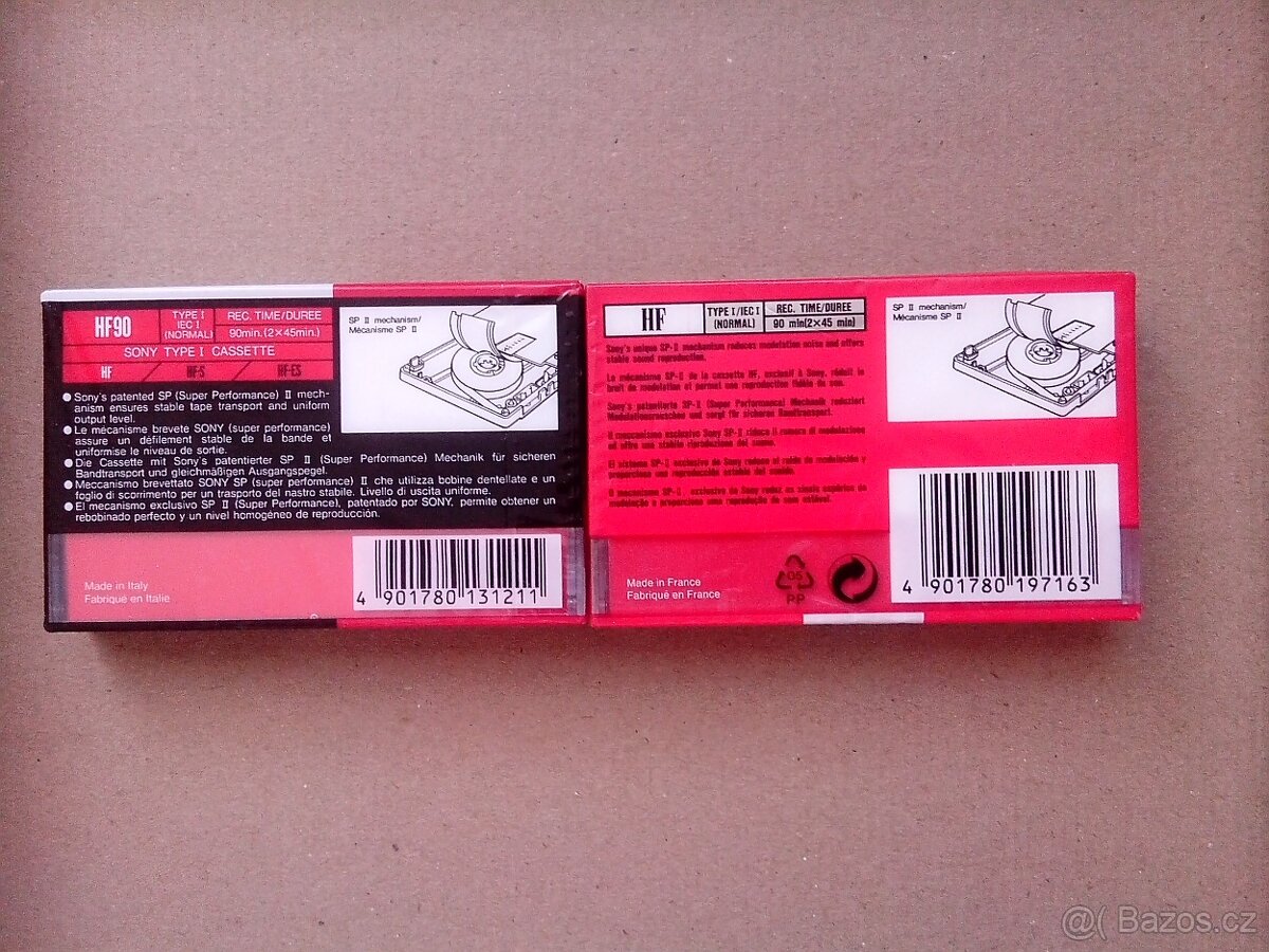 mc kazety Sony - 2