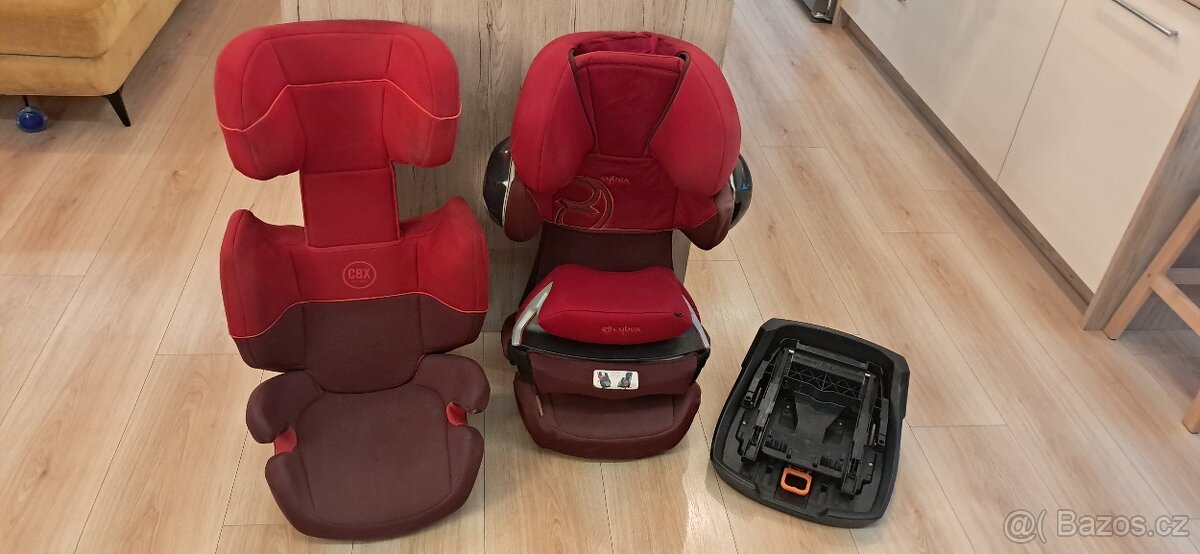 2x autosedačky Cybex. (Pallas 2 Fix + Solution X2 Fix) - 2