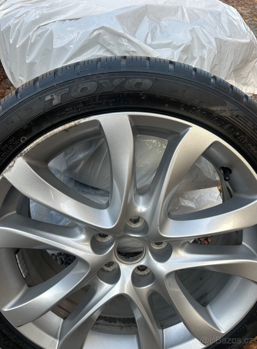 Originál disky Mazda 6 R19 s zemní pneu Toyo 225/45 R19 - 2