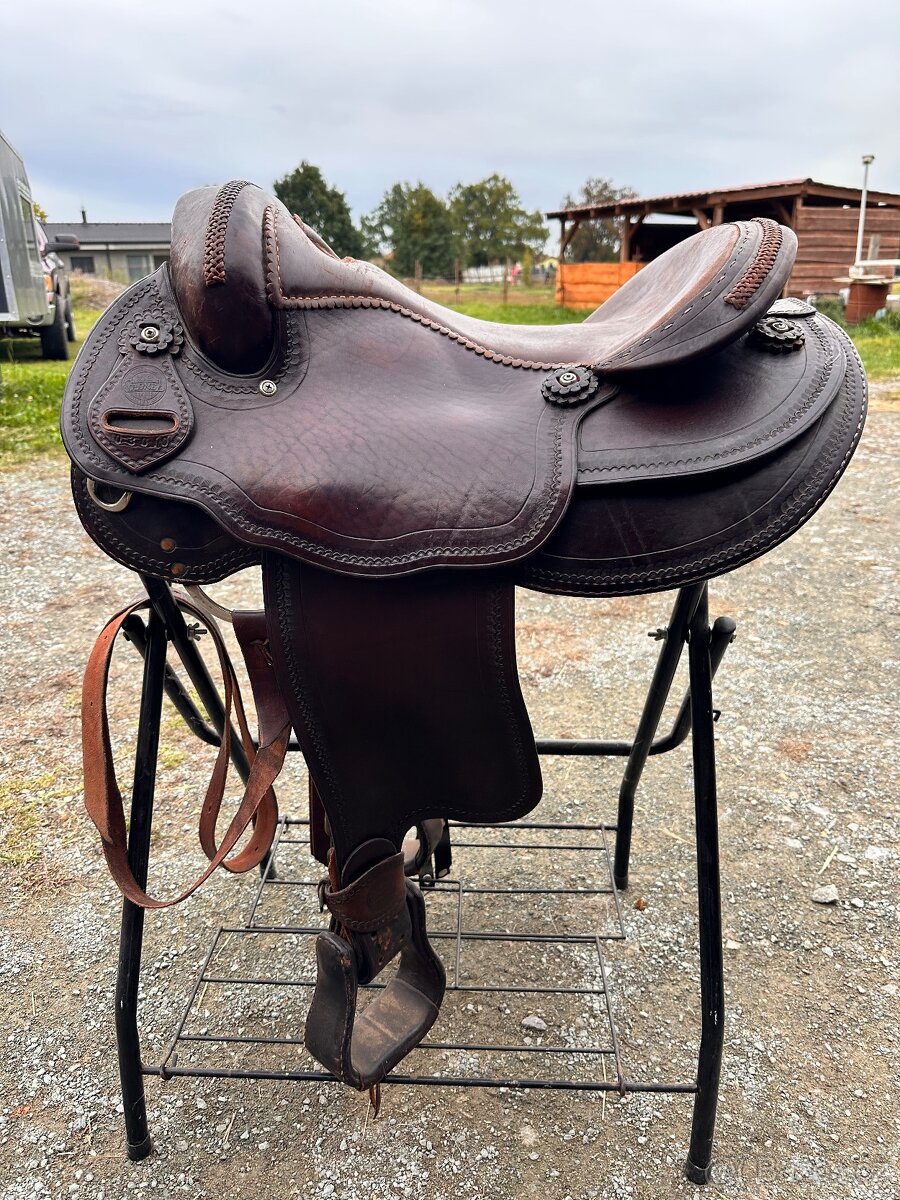 Westernové sedlo bez hrušky - 2