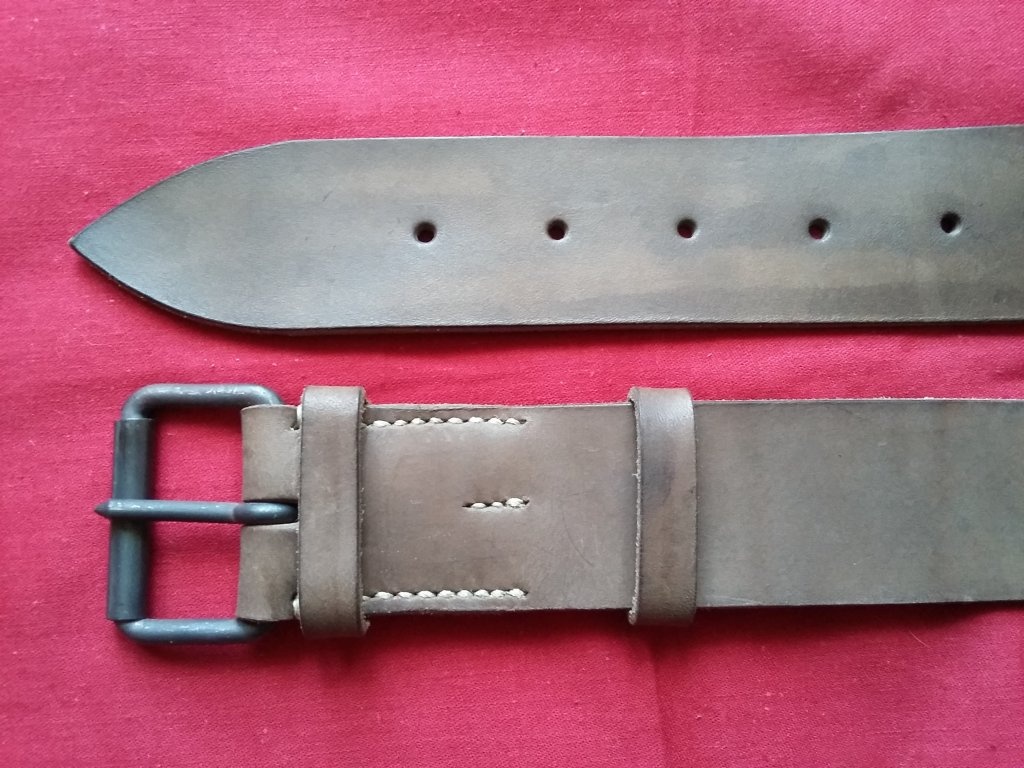 ruský ww2 rkka sovětský kožený opasek - 2