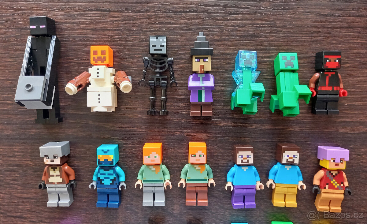 Lego Minecraft - originální Lego figurky. - 2