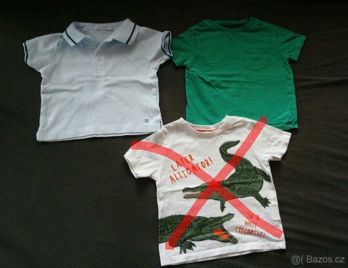 Trička a košile, vel. 92 - 2