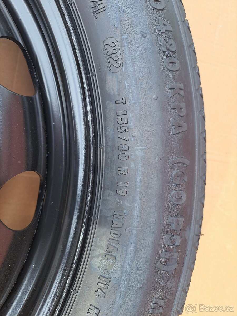 Dojezdové kolo BMW Mercedes-Benz 5x112x66,6 155/80 R19 - 2