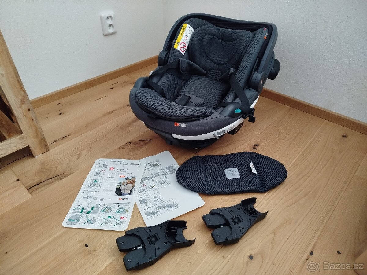 BeSafe Go Beyond 2025 anthracite mesh (40 - 87cm, do 13 kg) - 2