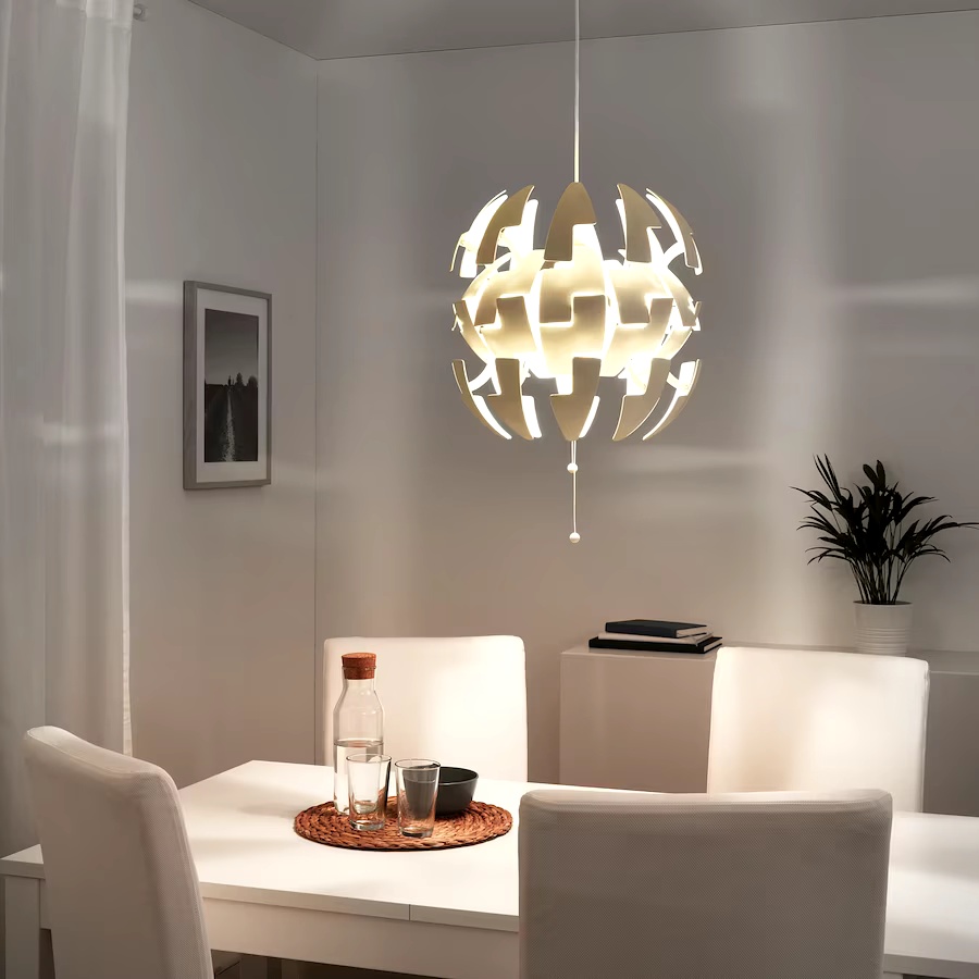 Závěsná bílá lampa/lustr IKEA PS 2014 - 2