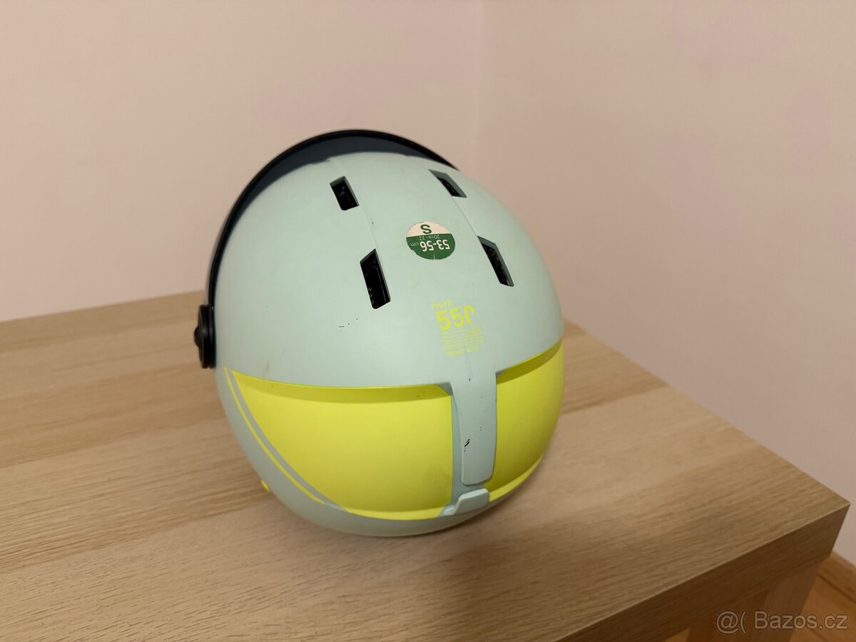 Lyžařská helma s plexi štítem vel 53 - 56 - 2