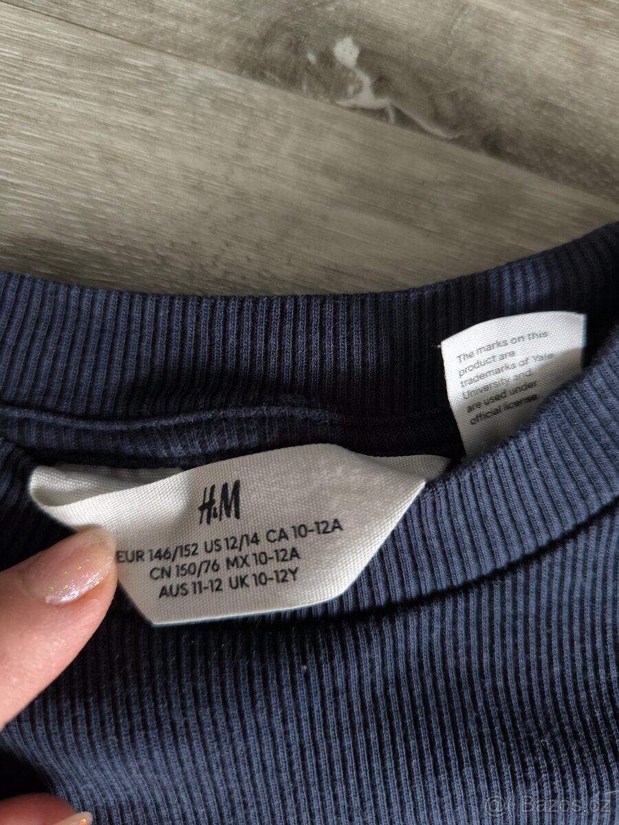 Dívčí crop tričko vel. 140 - 2