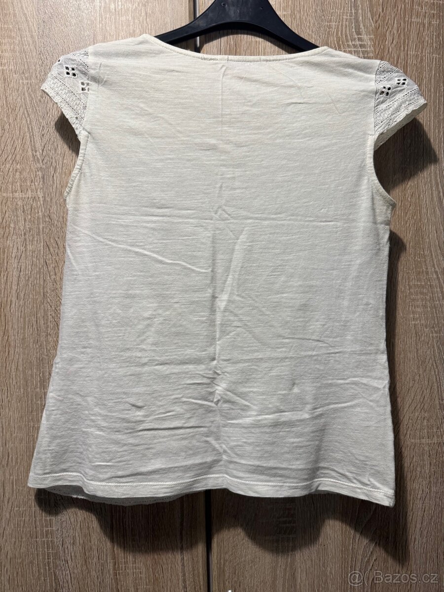 Bílé tričko CAMAïEU - 2