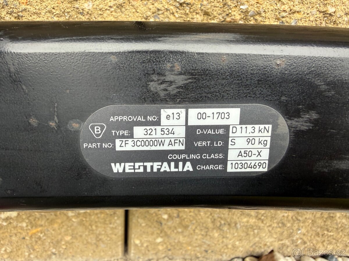 VW Passat B6 tažné zařízeni Westfalia. - 2