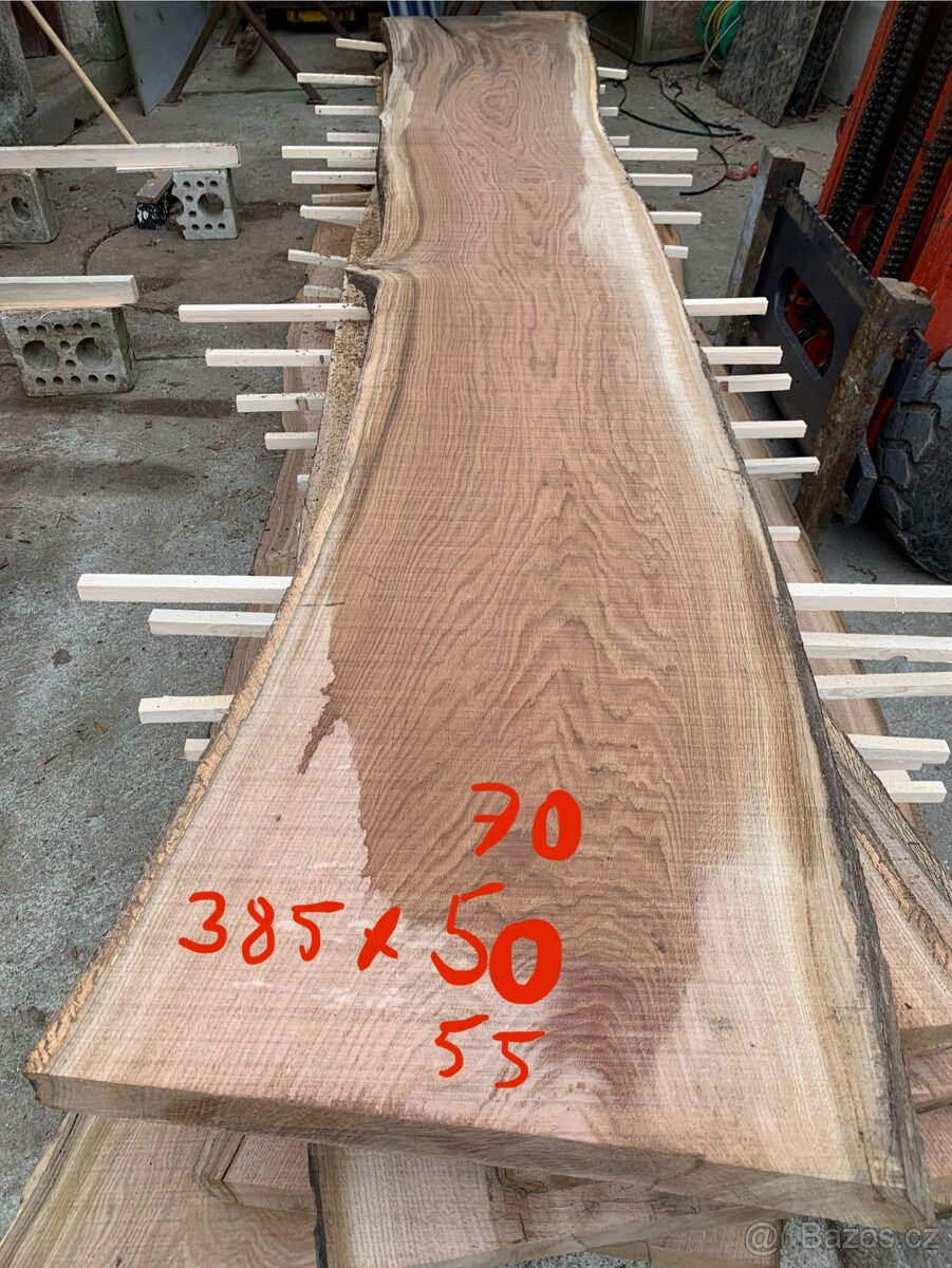 Dubové fošny tl 55mm - 2