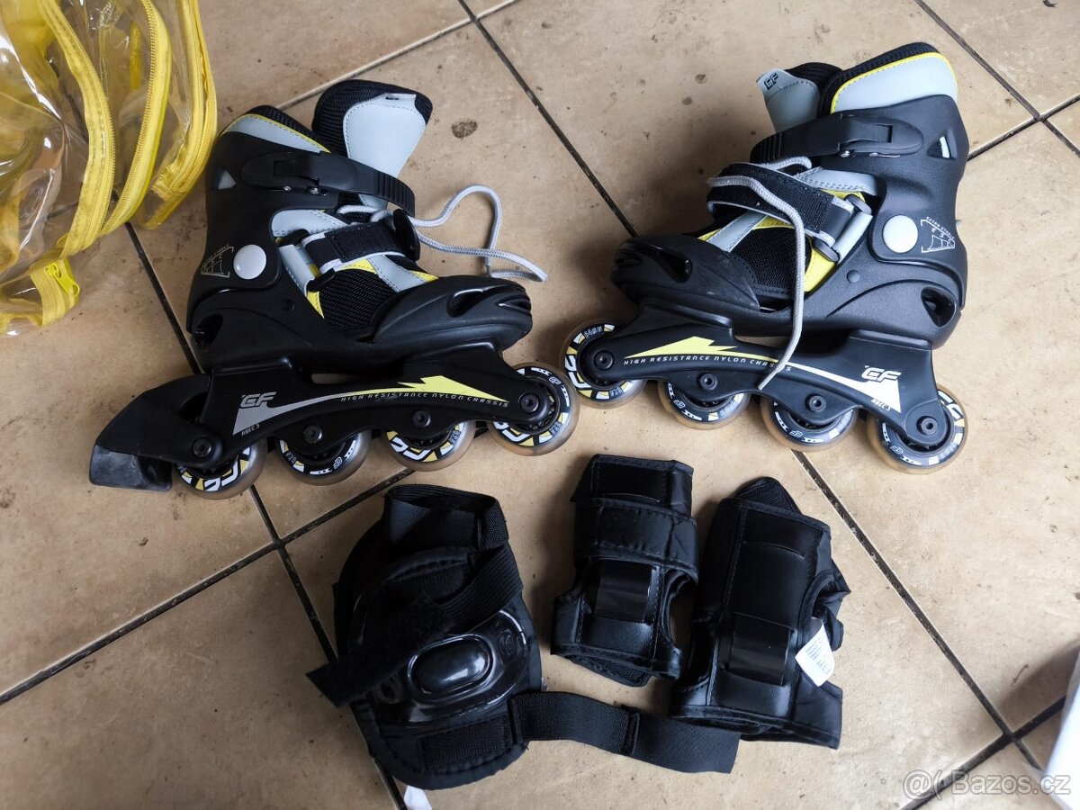 Inline brusle dětské velikost 31-34, nové - 2