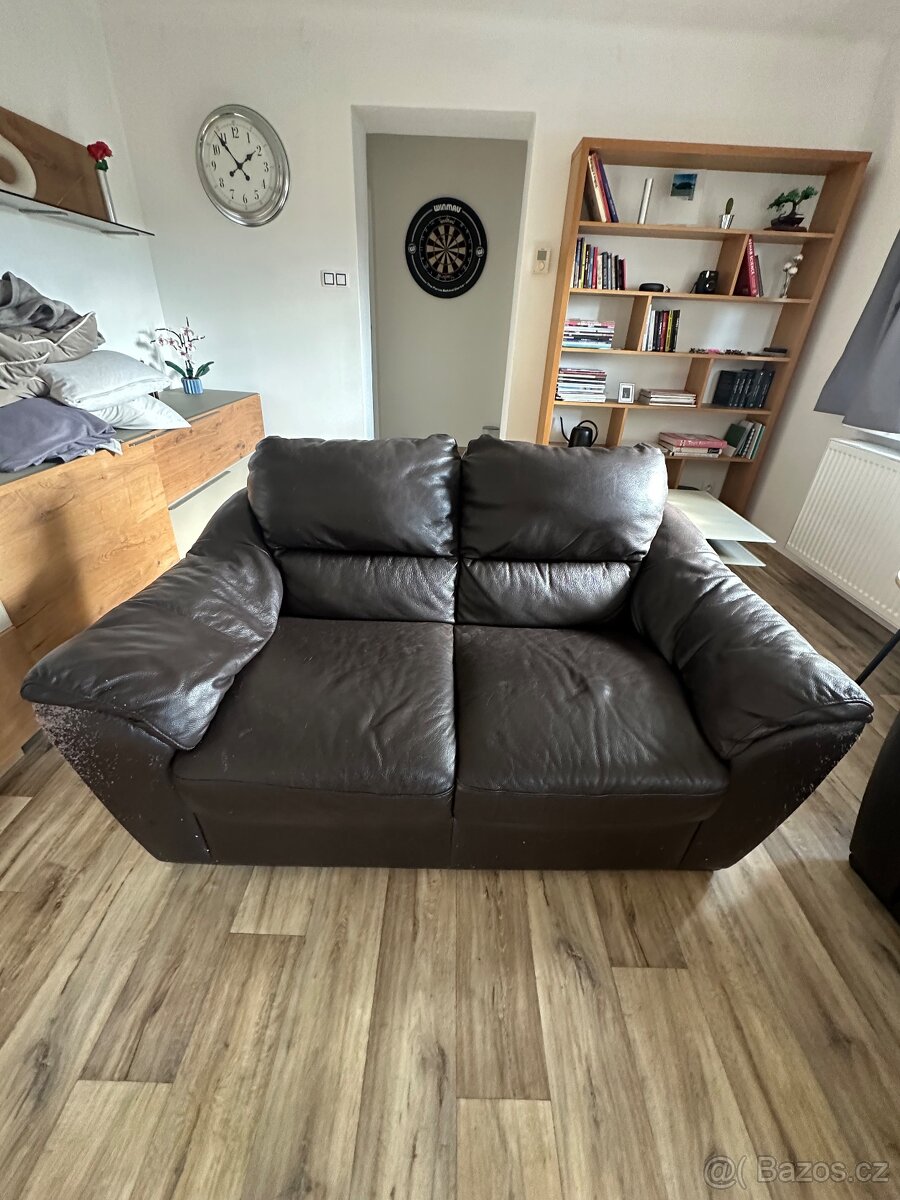 Prodám koženou soupravu gauče - 2