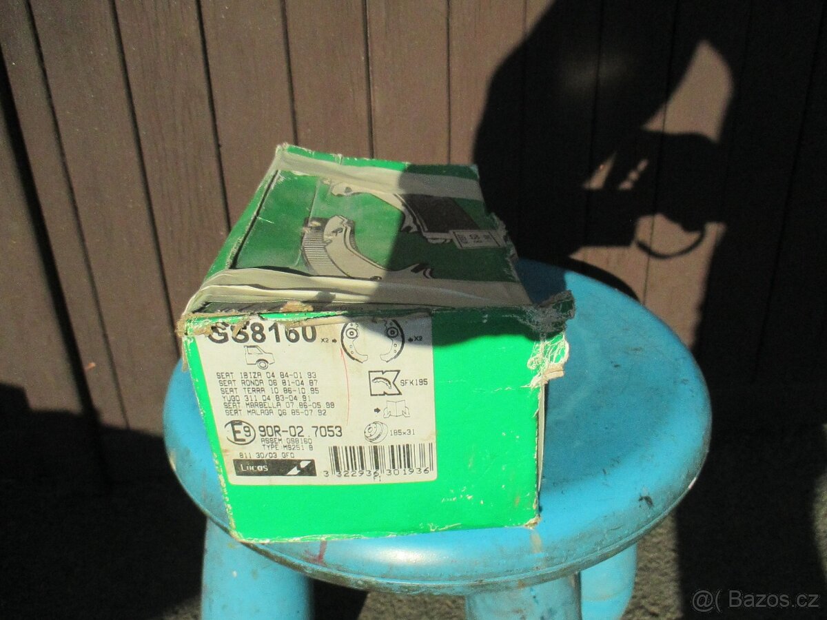 Brzdové čelisti. - 2