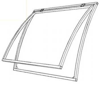 Střešní okno Agrosfera pro Standard/Kompakt 97x79cm - 2