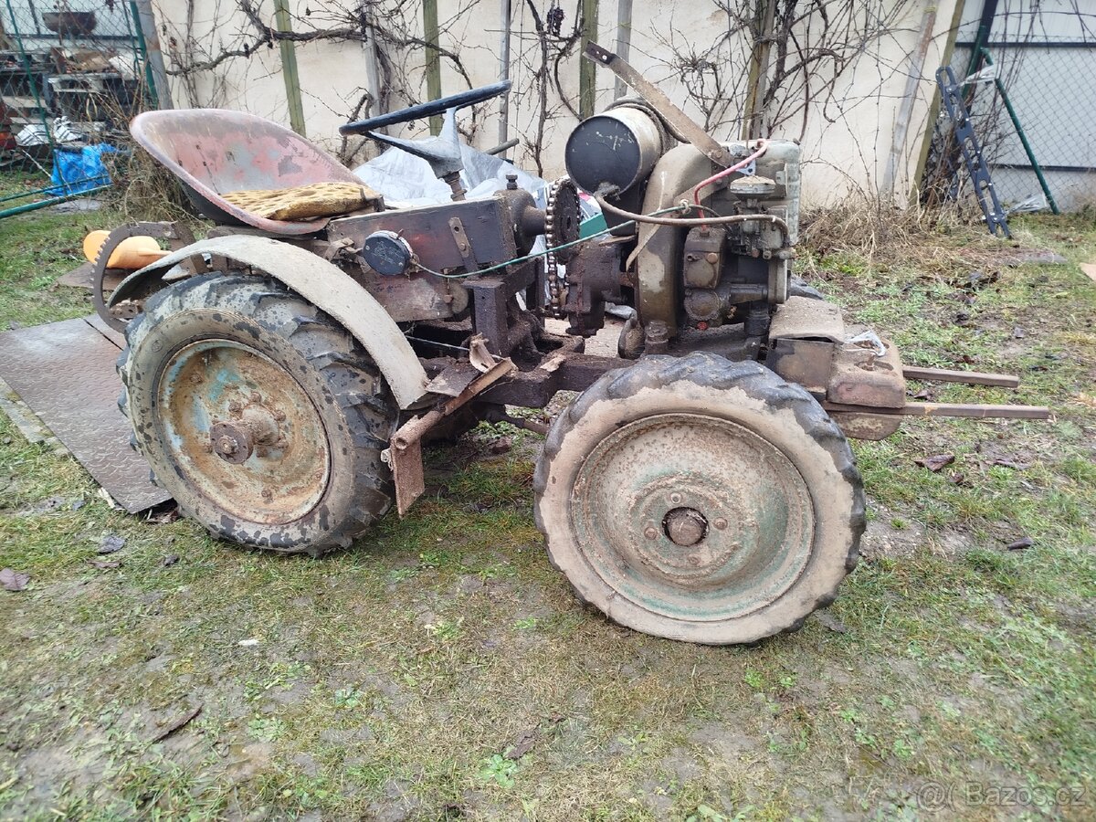 Malotraktor domácí výroby - pro kutila - 2