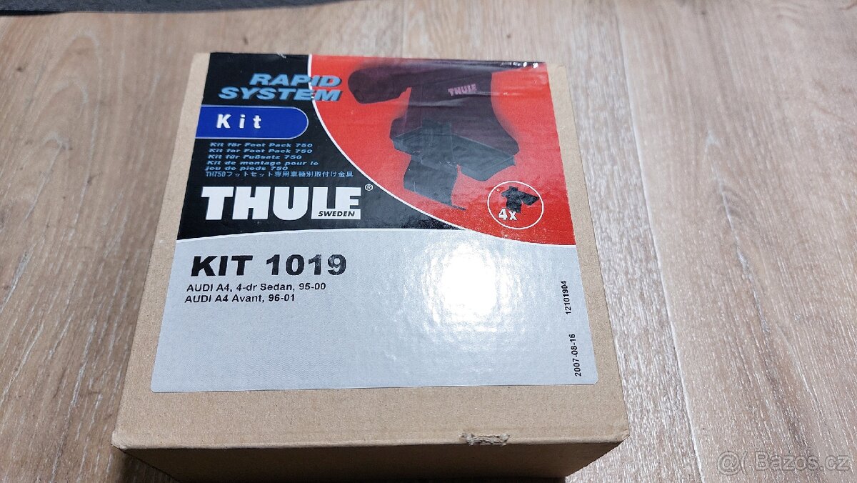 Kit Thule 1462, 1212, 1019 - AUDI A4, 4-dr Sedan, 95-15 - 2